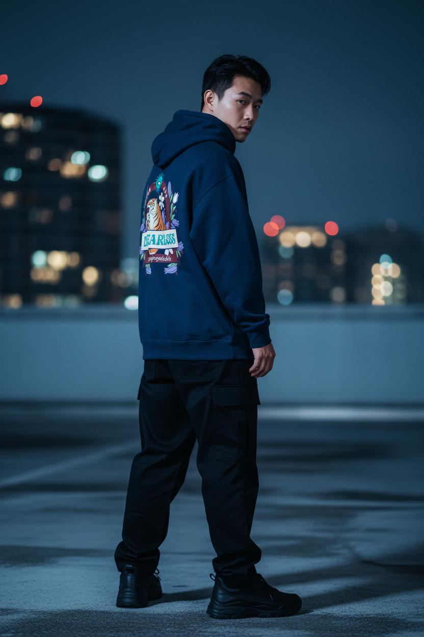 Fearless Lion Hoodie — "Be Fearless and Unstoppable" Inspirational Graphic Sweatshirt