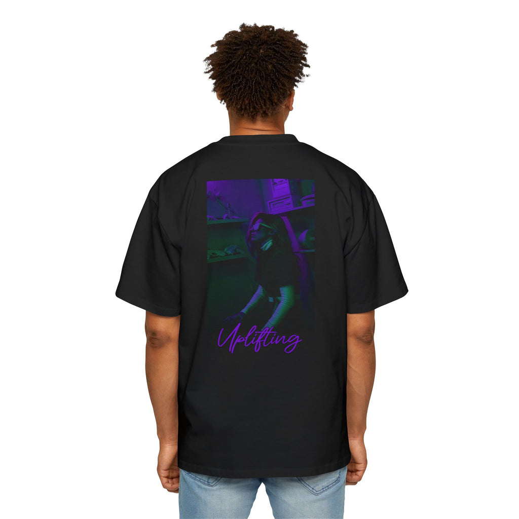 Oversized Tee — Vaporwave 'Good Vibes'