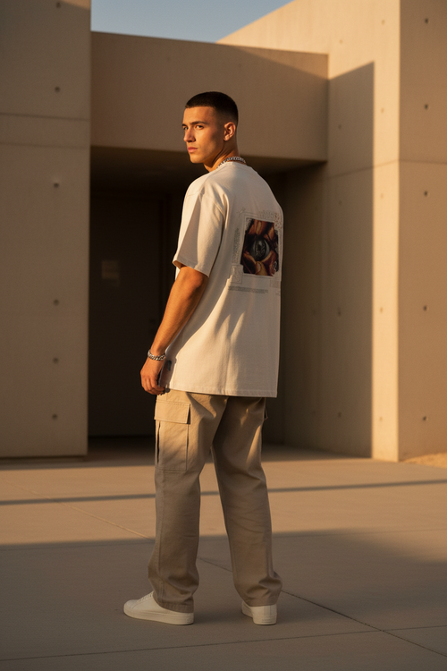 'Wide Light' Oversized T-Shirt