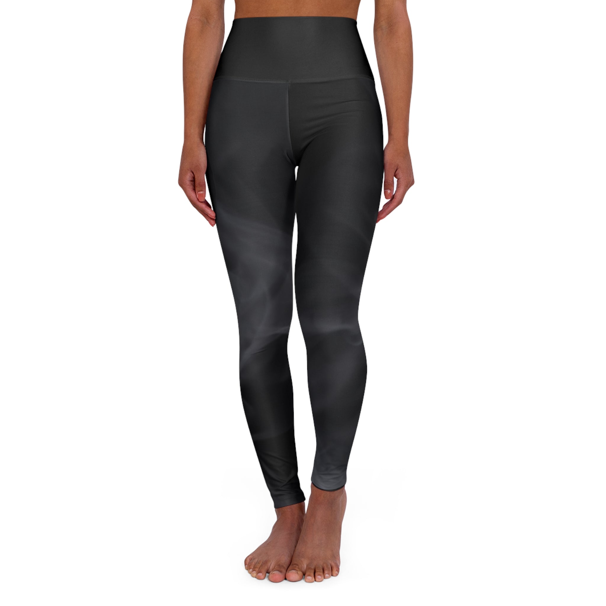 Smoky Black High-Waist Leggings
