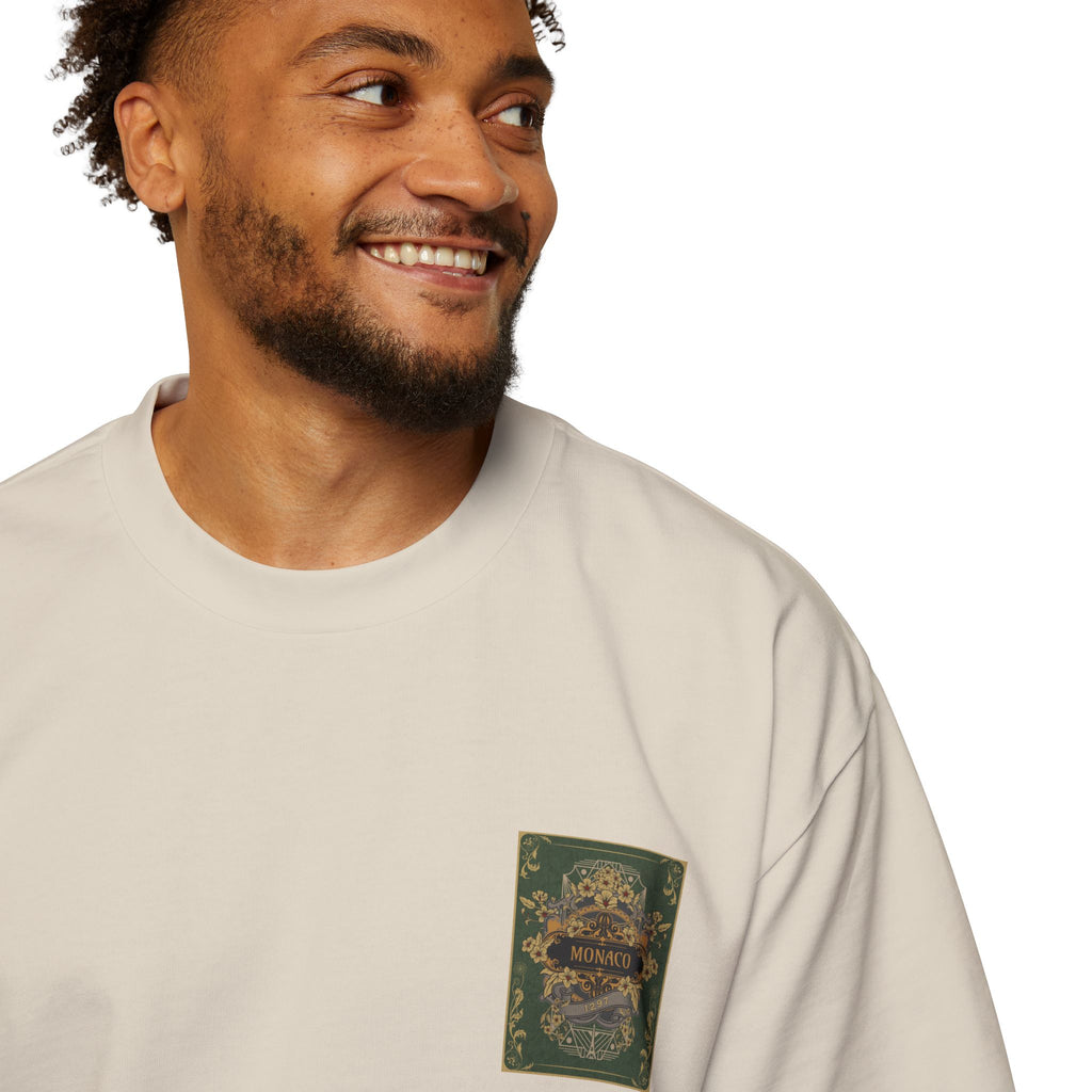 Monaco Vintage Poster Tee — Ornate Retro Travel Graphic Shirt