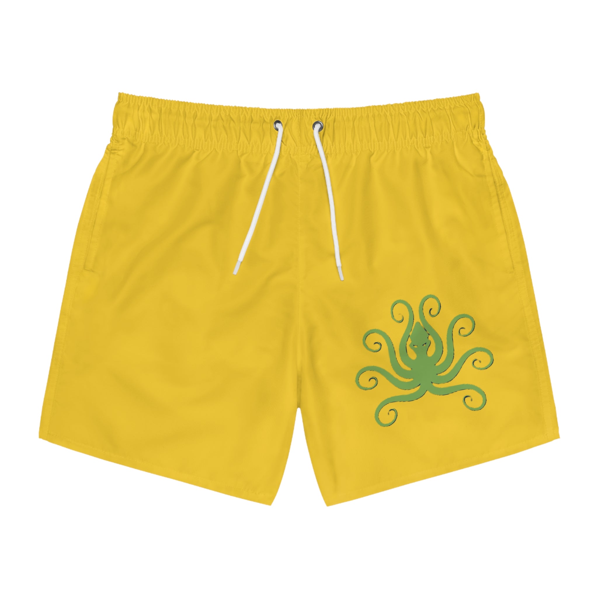 Octopus Swim Trunks — Yellow Beach Boardshorts