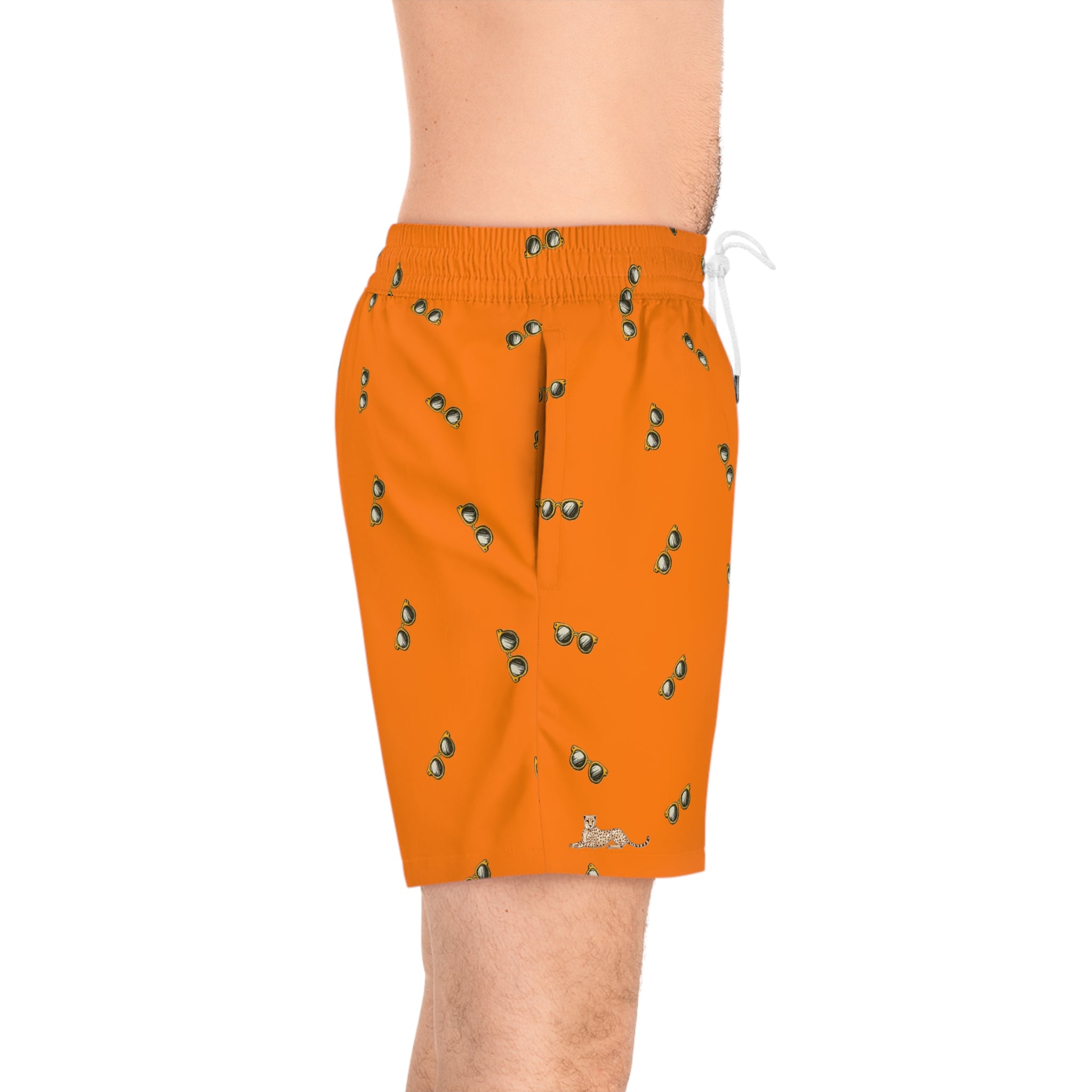 Pineapple Sunglasses Orange  Men’s Swim Shorts