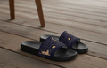 Celestial Moon & Stars  Slide Sandals — Night Sky
