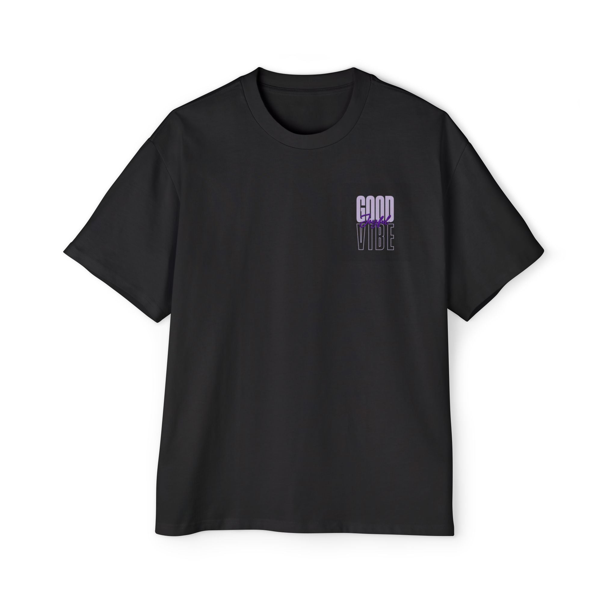 Oversized Tee — Vaporwave 'Good Vibes'