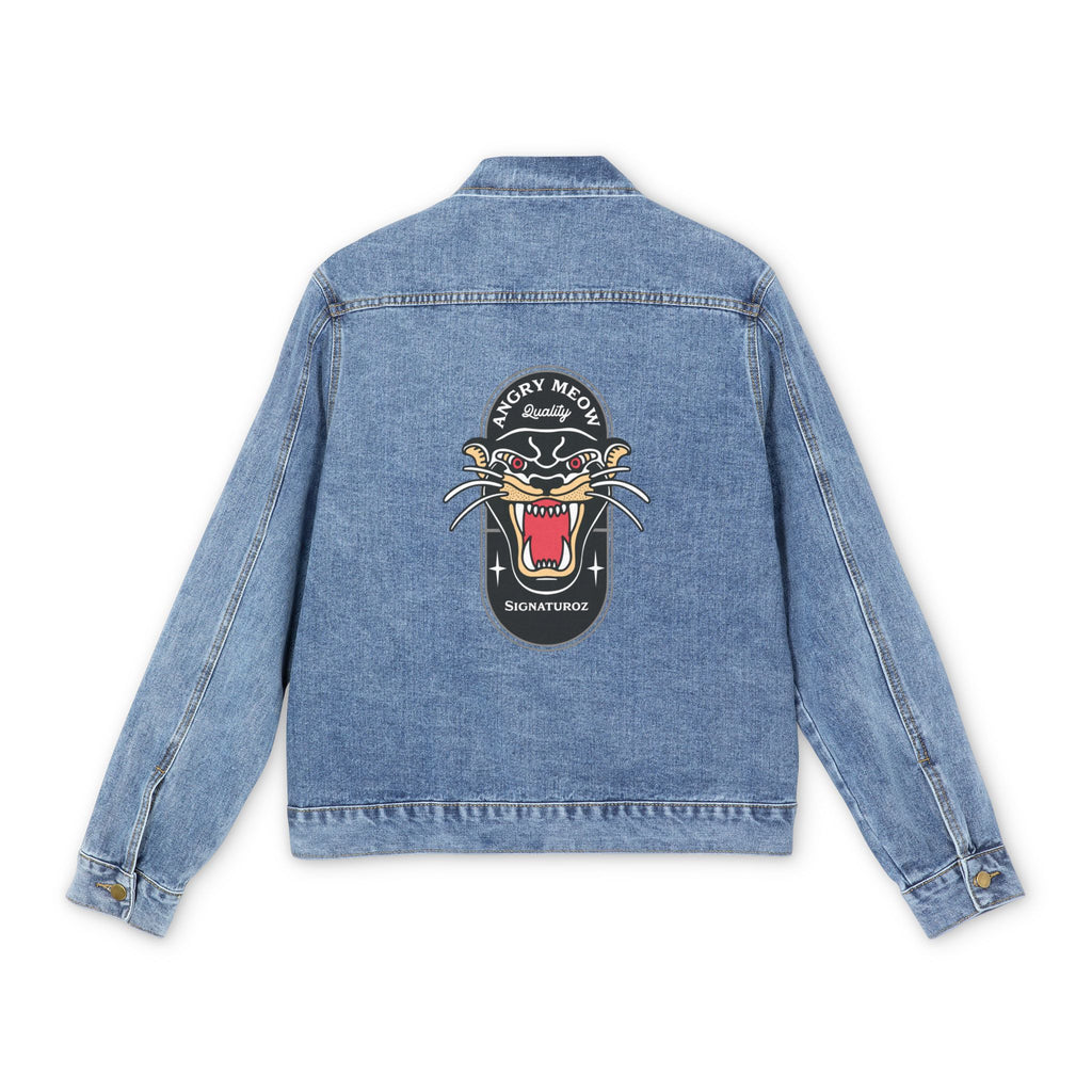 Retro Panther Patch - Men's  Jean Jacket