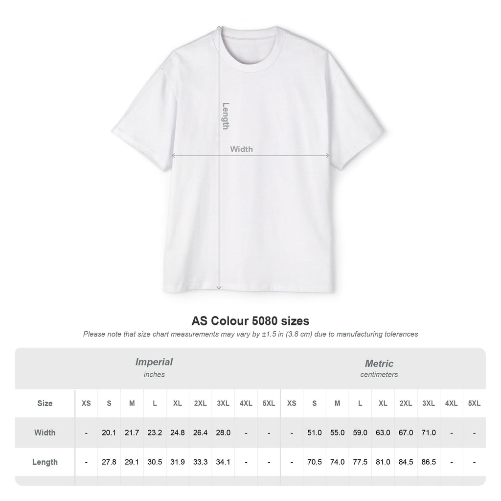Oversized Tee — Vaporwave 'Good Vibes'