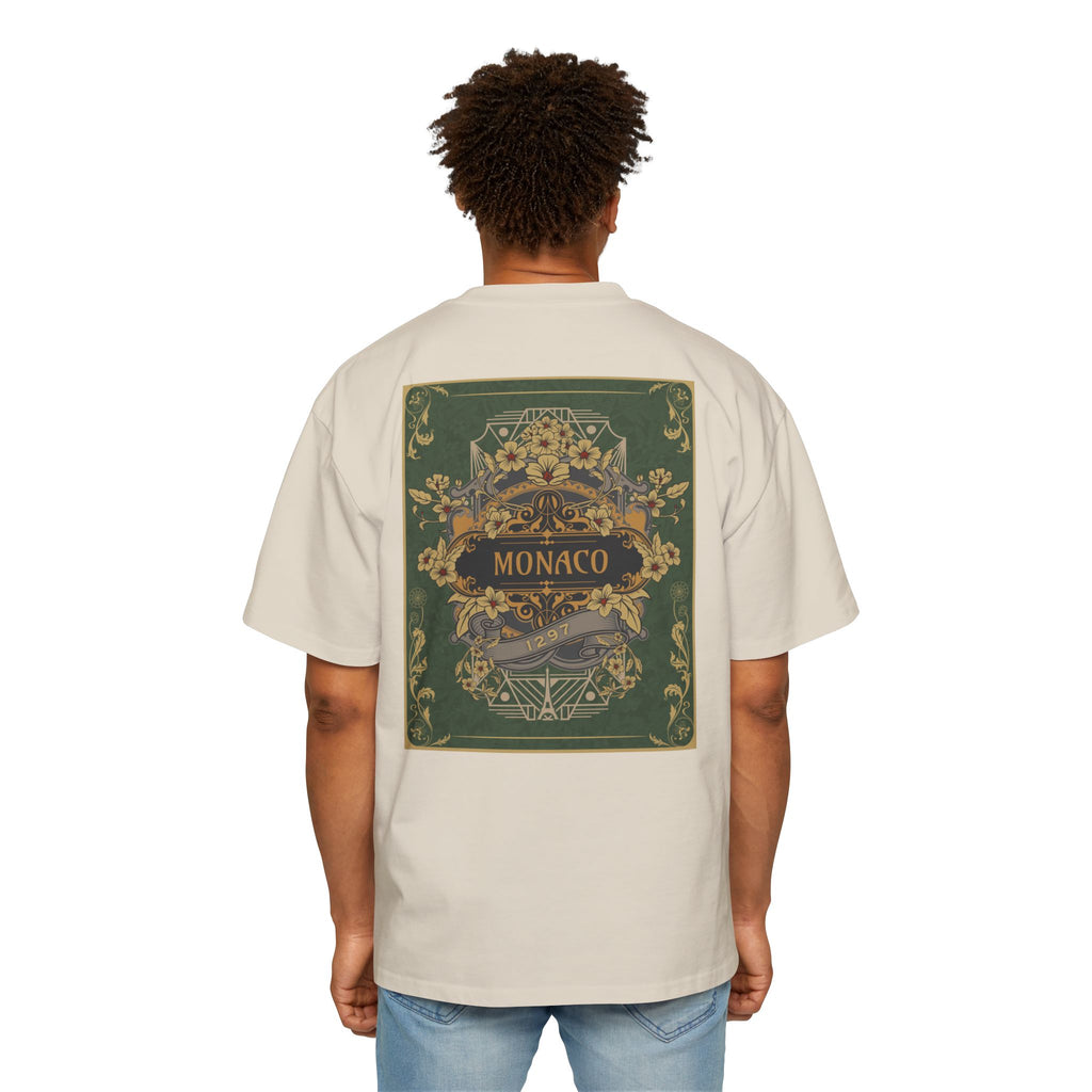 Monaco Vintage Poster Tee — Ornate Retro Travel Graphic Shirt