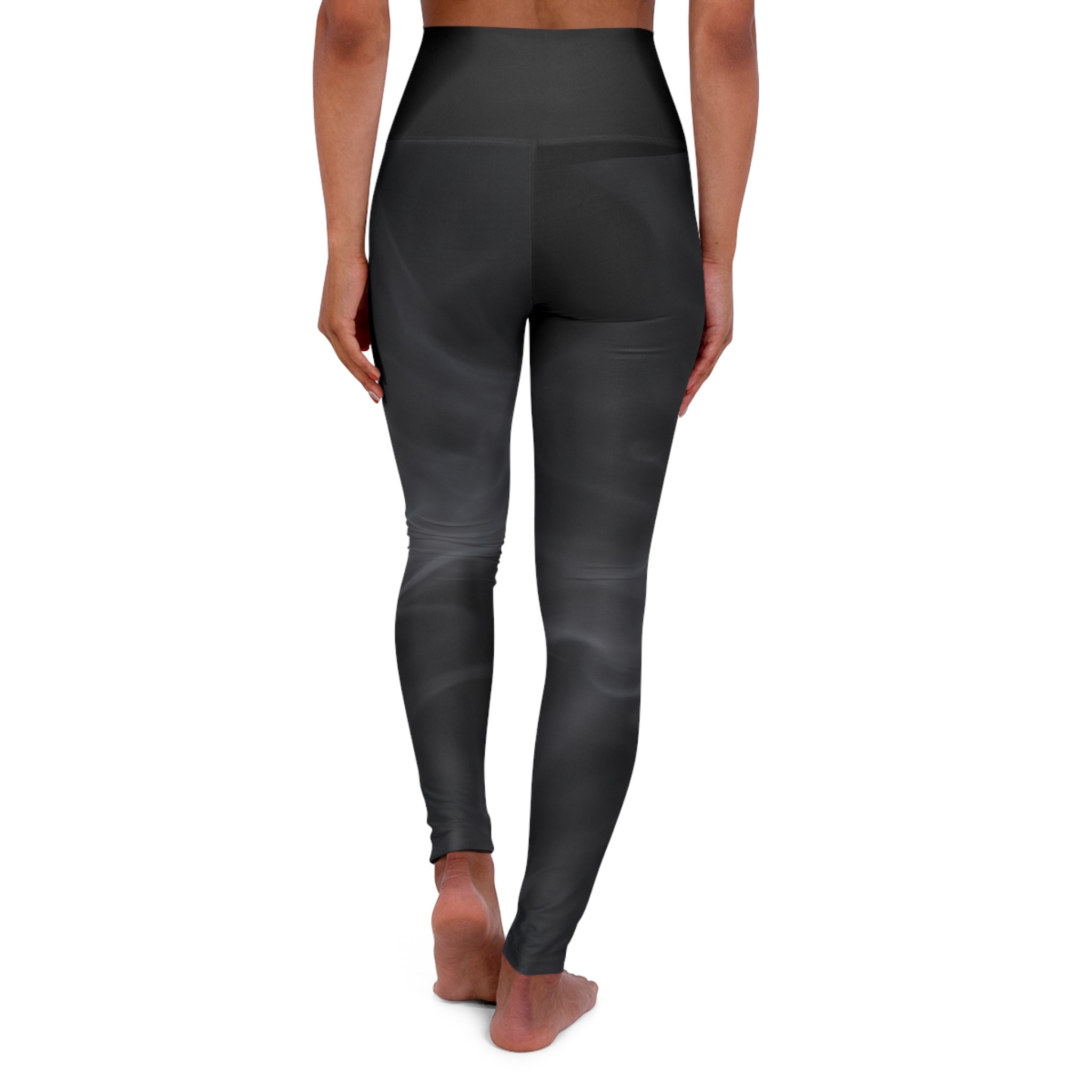 Smoky Black High-Waist Leggings