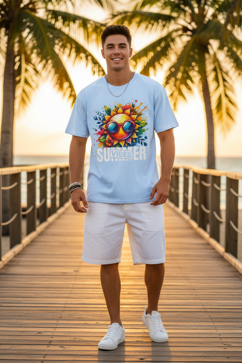 Summer Vibes Sunflower T-Shirt