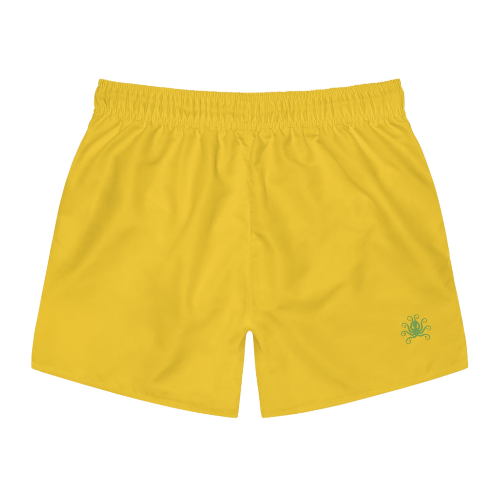 Octopus Swim Trunks — Yellow Beach Boardshorts