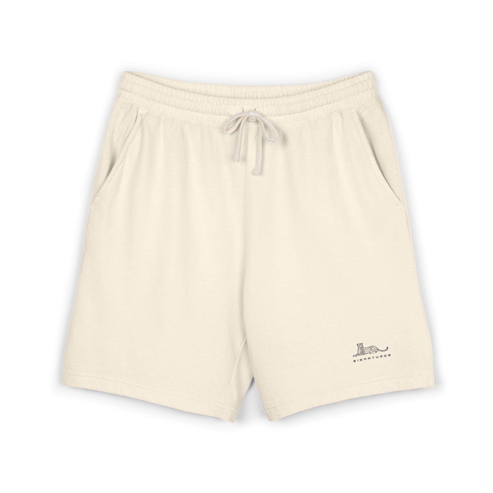 Lightweight Fleece Sweat Shorts — Garment-Dyed Casual Lounge Shorts